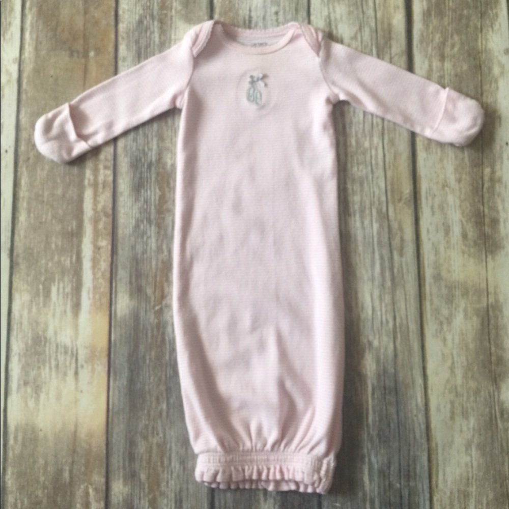 Carter’s Newborn Ballet Gown Pink, White & Grey